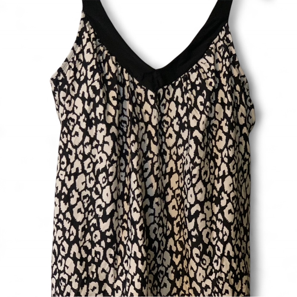 New Island Escape Black and Cream Swim Camisole women’s size 18w